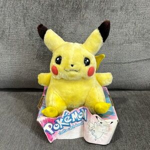 Pikachu Pokemon #25 Gotta catch em all Plush Character Box 1998 Nintendo VTG